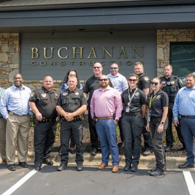 Asheville Law Enforcement Appreciation Luncheon at Buchanan Construction